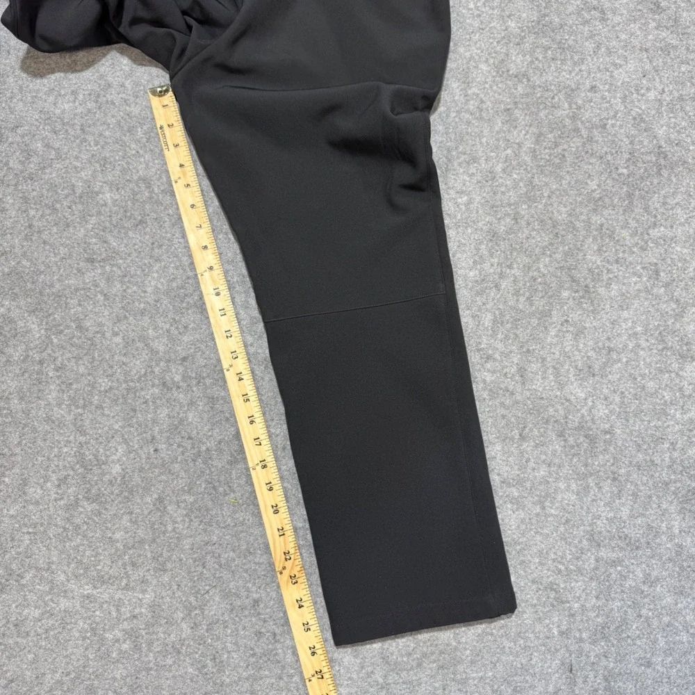 Montbell Mens Black Softshell Winter Hiking Pants Straight Leg Outdoor 33x27.5